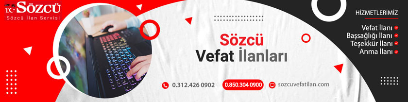 Sözcü Vefat İlanı